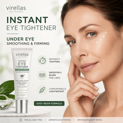 𝐕𝐢𝐫𝐞𝐥𝐥𝐚𝐬™ 𝐈𝐧𝐬𝐭𝐚𝐧𝐭 𝐄𝐲𝐞 𝐓𝐢𝐠𝐡𝐭𝐞𝐧𝐞𝐫 | Smooth & Firm Under Eyes