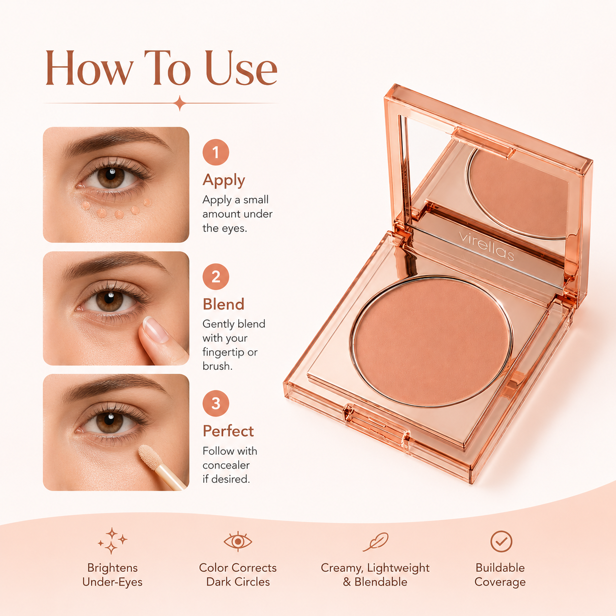 Virellas™  Under-Eye Brightening Corrector Balm