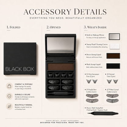🥳2026 HOT SALE🥳 3-in-1 Eyeliner & Lower Lash Stamp Set