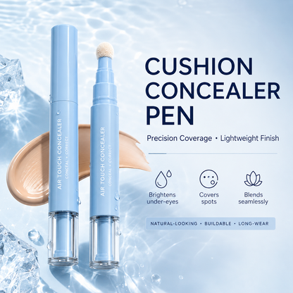 2-in-1 Air Cushion Concealer Pen – Instant Under-Eye Brightening & Flawless Spot Coverage