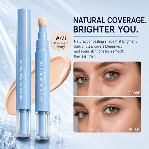 2-in-1 Air Cushion Concealer Pen – Instant Under-Eye Brightening & Flawless Spot Coverage
