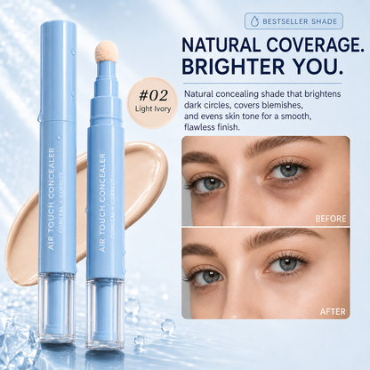 2-in-1 Air Cushion Concealer Pen – Instant Under-Eye Brightening & Flawless Spot Coverage